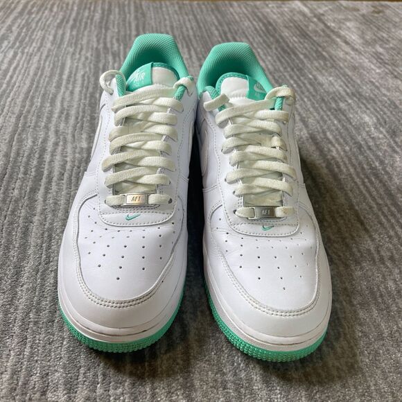 Nike Air Force 1 '07 Low Mens 11.5 White/White Light Menta DH7561-107 Casual - Picture 4 of 10